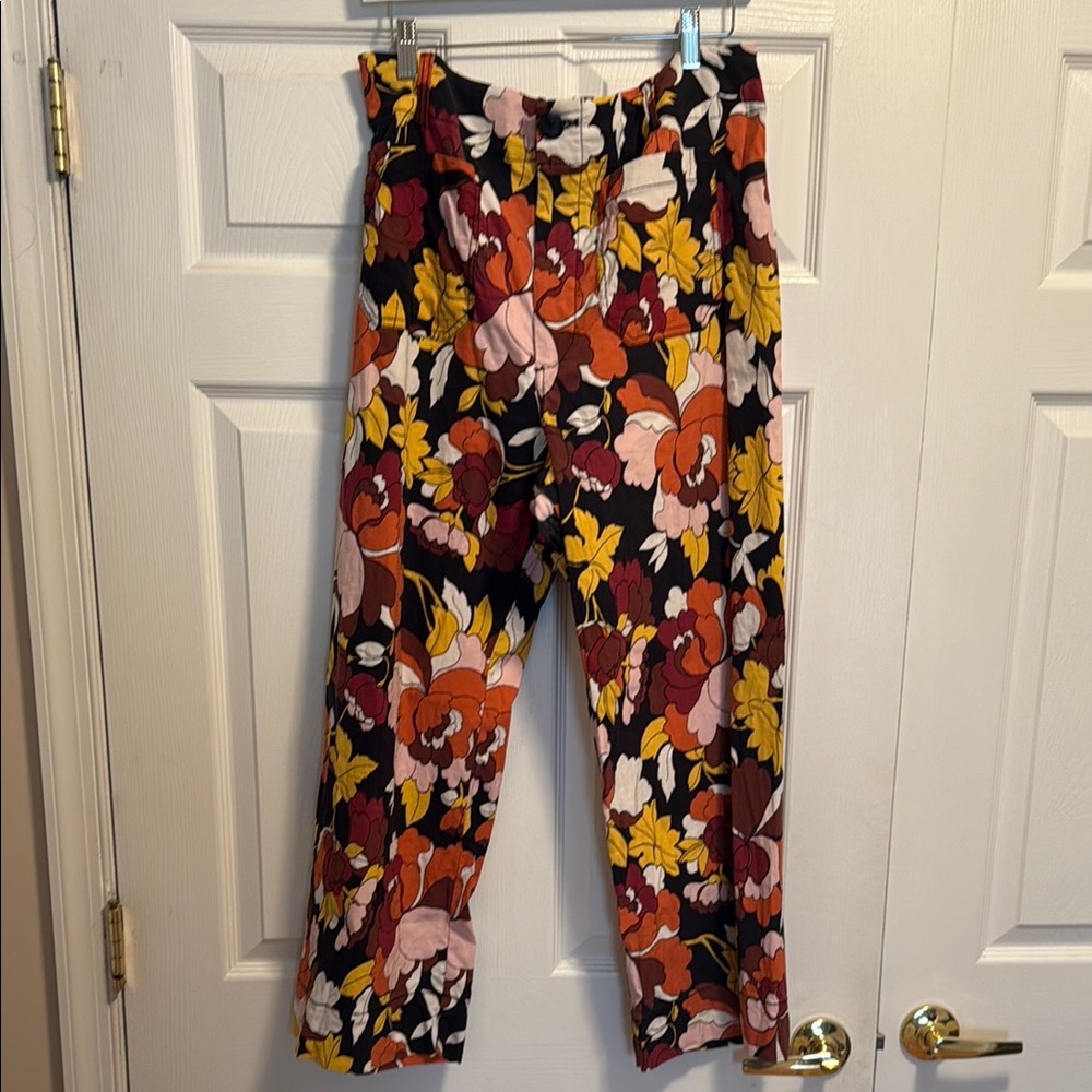 Maeve Floral Women's Pants - Multicolor